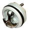 Whitecap T-Handle Latch - Chrome Plated Zamac-White Nylon - No Lock - Freshwater Use Only [S-230WC]-Latches-JadeMoghul Inc.