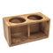 Whitecap Teak 2-Drink Rack [62610]-Teak-JadeMoghul Inc.