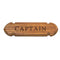 Whitecap Teak "CAPTAIN" Name Plate [62670]-Teak-JadeMoghul Inc.