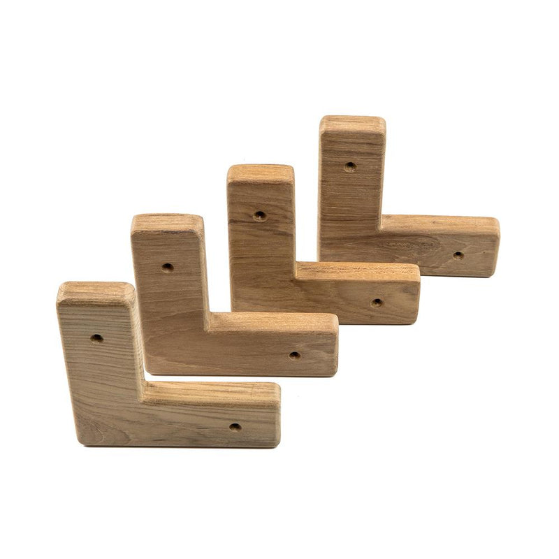 Whitecap Teak Cooler-Box Chocks - 4 Pack [60329]-Teak-JadeMoghul Inc.