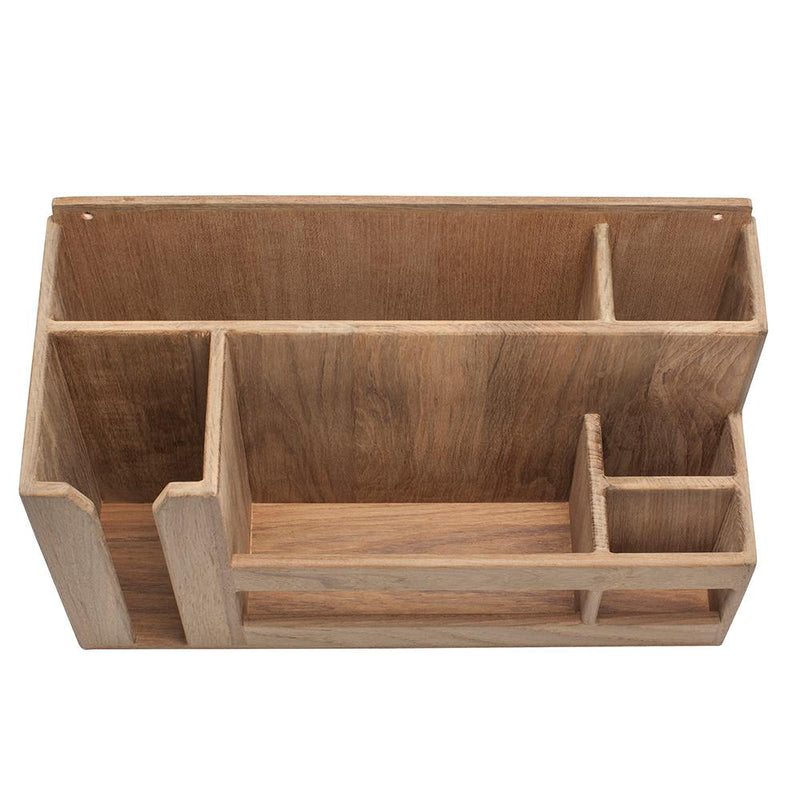 Whitecap Teak Dish-Cup-Utensil Holder [62404]-Teak-JadeMoghul Inc.