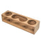 Whitecap Teak Four Insulated Drink-Binocular Rack [62634]-Teak-JadeMoghul Inc.