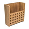 Whitecap Teak Grate Front Magazine Rack [62502]-Teak-JadeMoghul Inc.