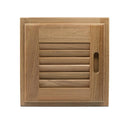 Whitecap Teak Louvered Door & Frame - Right Hand - 12" x 12" [60720]-Teak-JadeMoghul Inc.