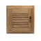 Whitecap Teak Louvered Door & Frame - Right Hand - 12" x 12" [60720]-Teak-JadeMoghul Inc.