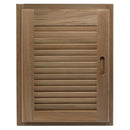 Whitecap Teak Louvered Door & Frame - Right Hand - 15" x 20" [60724]-Teak-JadeMoghul Inc.