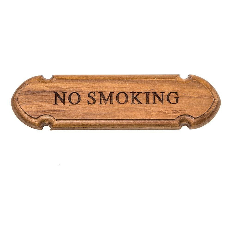 Whitecap Teak "No Smoking" Name Plate [62672]-Teak-JadeMoghul Inc.