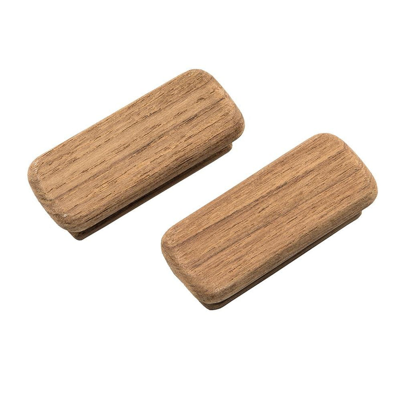 Whitecap Teak Rectangular Drawer Knob - 2-3-4"L - 2 Pack [60131-A]-Teak-JadeMoghul Inc.