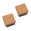 Whitecap Teak Square Drawer Knob - 1-1-8" - 2 Pack [60130-A]-Teak-JadeMoghul Inc.