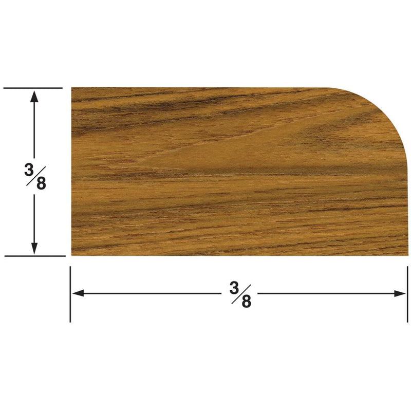 Whitecap Teak Stop Molding Small - 5' [60854]-Teak-JadeMoghul Inc.