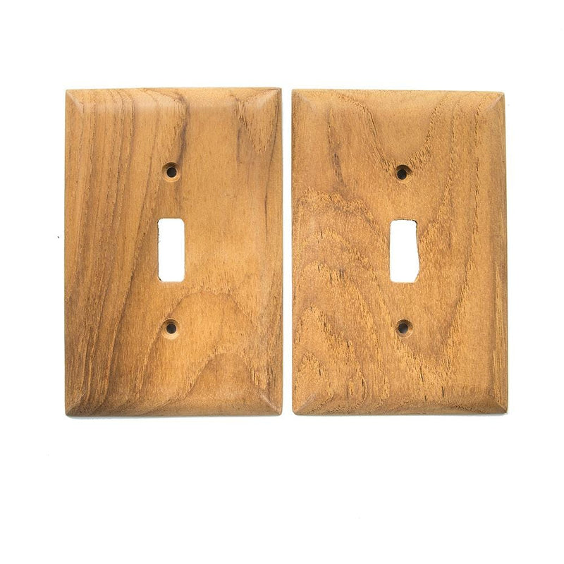 Whitecap Teak Switch Cover-Switch Plate - 2 Pack [60172]-Teak-JadeMoghul Inc.