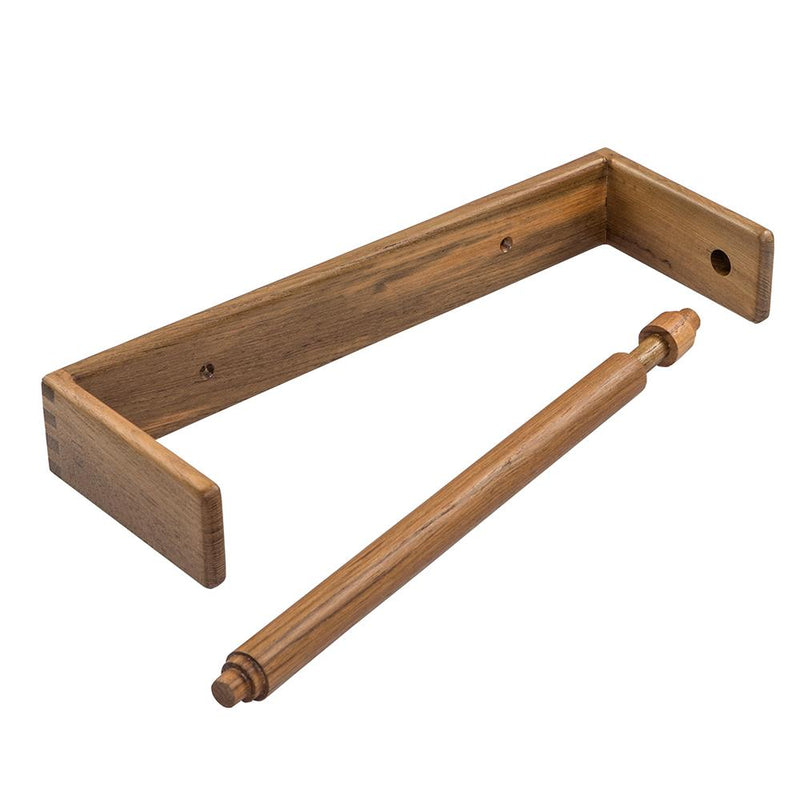 Whitecap Teak Wall-Mount Paper Towel Holder [62442]-Teak-JadeMoghul Inc.