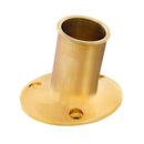 Whitecap Top-Mounted Flag Pole Socket Polished Brass - 1" ID [S-5002B]-Accessories-JadeMoghul Inc.