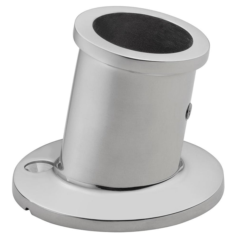 Whitecap Top-Mounted Flag Pole Socket - Stainless Seel - 1-1-4" ID [6169]-Accessories-JadeMoghul Inc.