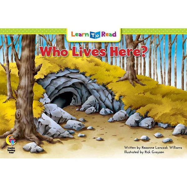 WHO LIVES HERE LEARN TO READ-Learning Materials-JadeMoghul Inc.