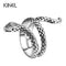 Wholesale Fashion Snake Rings For Women Color Silver Heavy Metals Punk Rock Ring Vintage Animal Jewelry