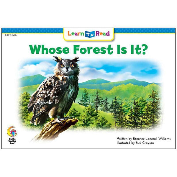 WHOSE FOREST IS IT LEARN TO READ-Learning Materials-JadeMoghul Inc.
