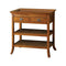 Wickenburg Transitional Side Table, Medium Oak-Side Tables and End Tables-Medium Oak-Wood-JadeMoghul Inc.