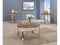 Wicklow Transitional 3 PIECE TABLE SET, CHAMPAGNE-Living Room Furniture Sets-Rustic Oak/Champagne-Mirror Metal & Others-JadeMoghul Inc.