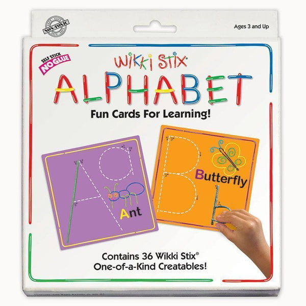 WIKKI STIX ALPHABET CARDS-Learning Materials-JadeMoghul Inc.