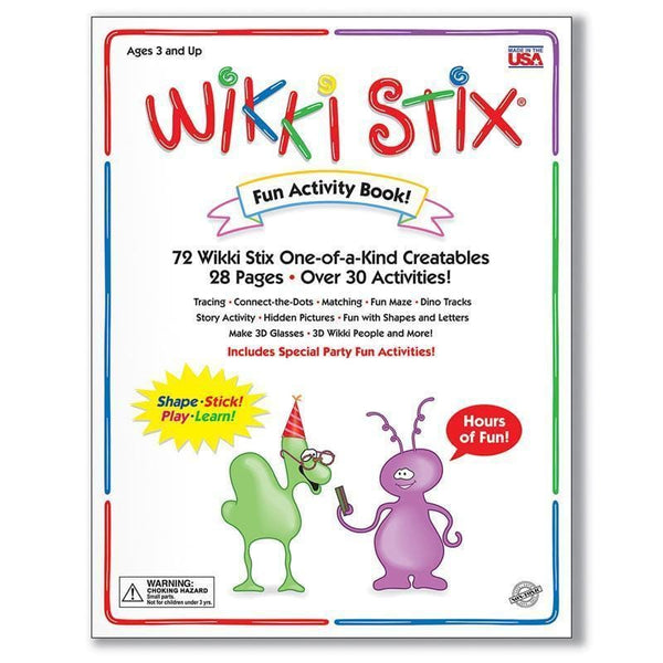 WIKKI STIX FUN ACTIVITY BOOK-Learning Materials-JadeMoghul Inc.