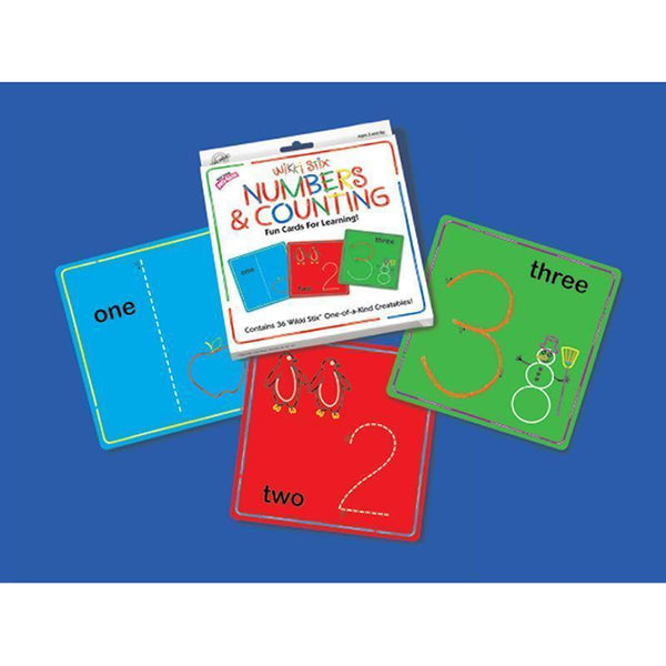 WIKKI STIX NUMBERS & COUNTING CARDS-Learning Materials-JadeMoghul Inc.