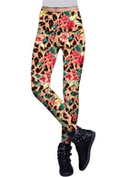 Wild & Free Lucy Leopard Print Performance Legging - Women-Wild & Free-XS-Beige/Brown-JadeMoghul Inc.