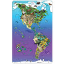 WILDLIFE PUZZLE NORTH SOUTH AMERICA-Learning Materials-JadeMoghul Inc.