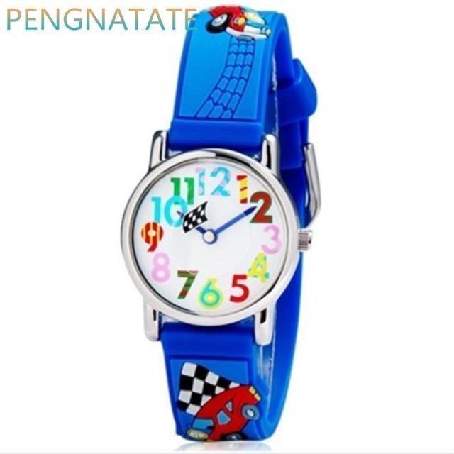 WILLIS Fashion child Waterproof 3D Lorry Cartoon Design Analog Wrist Watch Children Clock kid Quartz Wrist Watches PENGNATATE-8-JadeMoghul Inc.