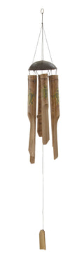 Windchime Stunningly Crafted Bamboo Windchime Benzara