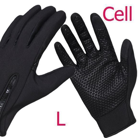 Windproof Tactical Gloves / Screen Useable Gloves-Cell L-JadeMoghul Inc.