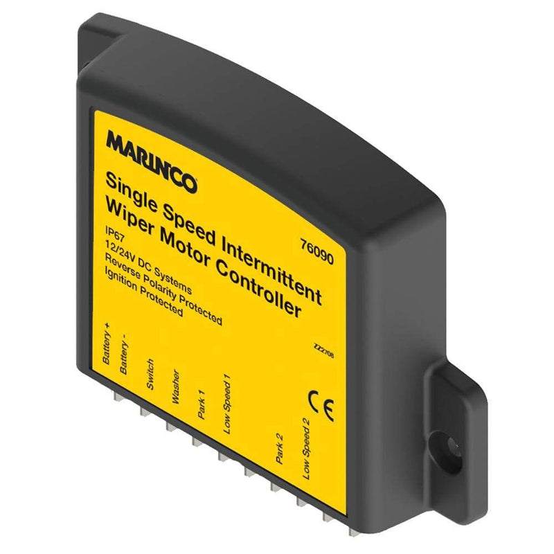 Windshield Wipers Single Speed Intermittent Wiper Motor Controller [76090] Marinco