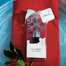 Wine Bottle Stopper Favor Snowflake Design (Pack of 1)-Popular Wedding Favors-JadeMoghul Inc.
