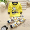 Winter Baby Clothing Sets For Girls Boys Cotton Long Sleeve+Pant Kid Children Baby Girl Boy Clothes Underwear Pajamas-White-13-18 months-JadeMoghul Inc.