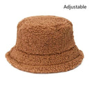 Winter Cow Leopard Print Faux Fur Plush Bucket Hats For Women Outdoor Warm Hat Soft Velvet Fisherman Cap Lady Fashion Panama AExp
