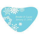 Winter Finery Heart Container Sticker Berry (Pack of 1)-Wedding Favor Stationery-Aqua Blue-JadeMoghul Inc.