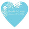 Winter Finery Heart Sticker Berry (Pack of 1)-Wedding Favor Stationery-Black-JadeMoghul Inc.