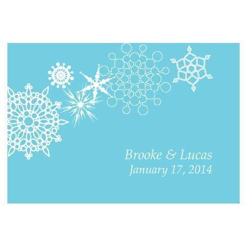 Winter Finery Large Rectangular Tag Berry (Pack of 1)-Wedding Favor Stationery-Sea Blue-JadeMoghul Inc.