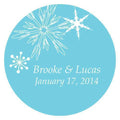 Winter Finery Large Sticker Berry (Pack of 1)-Wedding Favor Stationery-Red-JadeMoghul Inc.