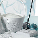 Winter Finery Pen with Base (Pack of 1)-Wedding Reception Accessories-JadeMoghul Inc.