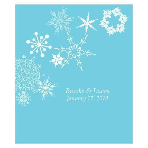 Winter Finery Rectangular Label Berry (Pack of 1)-Wedding Favor Stationery-Powder Blue-JadeMoghul Inc.
