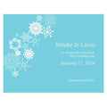 Winter Finery Save The Date Card Berry (Pack of 1)-Weddingstar-Ruby-JadeMoghul Inc.