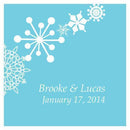 Winter Finery Square Tag Berry (Pack of 1)-Wedding Favor Stationery-Ruby-JadeMoghul Inc.