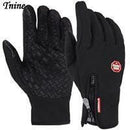 Winter Gloves / Mittens for iPhone/Pad / Full Finger Waterproof Windproof Winter Gloves-fangfeng black-M-JadeMoghul Inc.