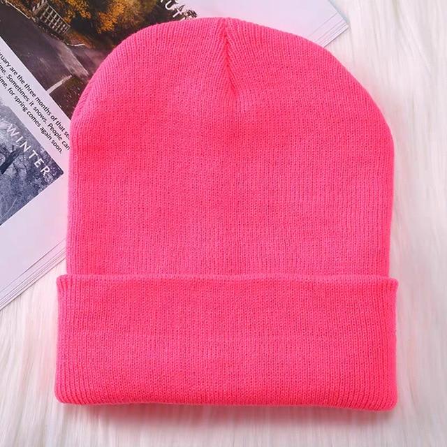 Winter Hats for Men Woman New Beanies Knitted Solid Cute Hat Girls Autumn Female Beanie Caps Warmer Bonnet Ladies Casual Cap AExp