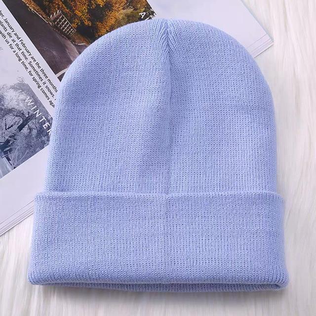 Winter Hats for Men Woman New Beanies Knitted Solid Cute Hat Girls Autumn Female Beanie Caps Warmer Bonnet Ladies Casual Cap AExp