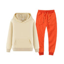 winter hoodies suits men fashion Fleece red hoodie black Brand pants Casual Jogger suit tracksuit sweatshirt woman pullover JadeMoghul Inc. 