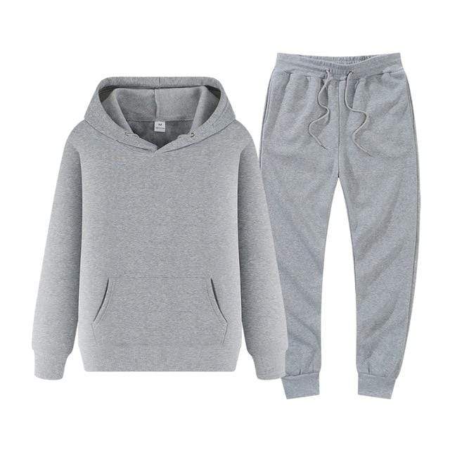 winter hoodies suits men fashion Fleece red hoodie black Brand pants Casual Jogger suit tracksuit sweatshirt woman pullover JadeMoghul Inc. 