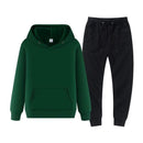 winter hoodies suits men fashion Fleece red hoodie black Brand pants Casual Jogger suit tracksuit sweatshirt woman pullover JadeMoghul Inc. 