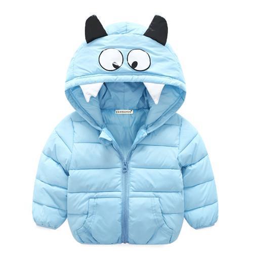 Winter Newborn Baby Snowsuit fashion Girls Coats And Jackets Baby Warm Overall Kids Boy Jackets Outerwear Clothes 7-24 month-sky blue-6M-JadeMoghul Inc.